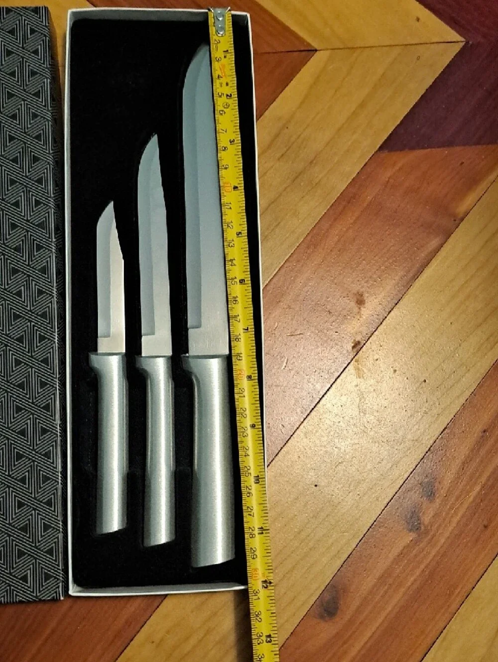 Rada Cutlery Stainless Knife Set - Silver Handles